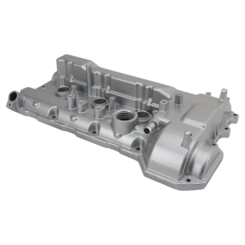 Image of TRQ Left Valve Cover Drivers Side Compatible with 2006-2011 Hyundai Azera 2007-2008 Entourage 2007-2009 Santa Fe 2006-2010 Sonata 2007-2012 Veracruz Kia Amanti 2009 Borrego Sedona Sorento