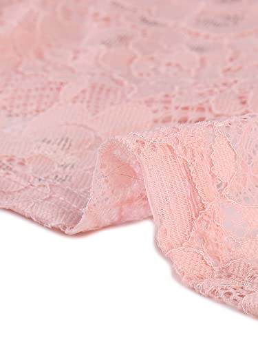 Image of Allegra K Women's Lace Cardigan Stand Collar Short Elegant Shrug Open Front Cropped Bolero Cardigan