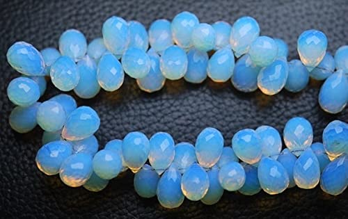 Quartz bleu opale en briolettes : créez vos bijoux d'été bohèmes chic