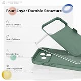GOODVISH Uniwersalne etui na telefon komórkowy 4 w 1 do iPhone 17 Pro, etui z 2 ultracienkimi naszywkami, silikonowe etui z przyciskiem sterowania aparatem 6,3", smycz do wszystkich standardowych etui