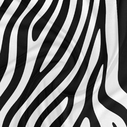 Women's Square Silk Scarf Bandana - 23.6x23.6 Inch Head Scarf, Polyester with White Daisy Print3