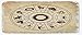 ABAKUHAUS Zodiaco Tappeto da Cucina, Zodiacale oroscopo segno, Tappeto Decorativo in Peluche con Supporto Antiscivolo, 48 cm x 120 cm, marrone Beige