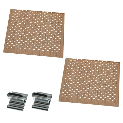 2 sets pabilos de madera grandes con soporte de hierro