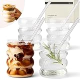 Photo Gallery kivy set di bicchieri con cannuccia in vetro, per caffè freddo, acqua e cocktail, bicchieri da long drink, bicchieri da caffè e matcha, bicchieri da caffè, bicchieri da latte macchiato (bubble 350 ml) Photo Gallery kivy set di bicchieri con cannuccia in vetro, per caffè freddo, acqua e cocktail, bicchieri da long drink, bicchieri da caffè e matcha, bicchieri da caffè, bicchieri da latte macchiato (bubble 350 ml)