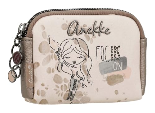 Monedero pequeño Olympia multicolor de mujer compacto con cremallera y compartimentos para tarjetas 4