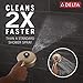 Delta 6-Setting PivotPro 3-in-1 Combination Shower Head with ProClean Spray, Brushed Gold Round Shower Head Rainfall with Handheld Spray, 1.75 GPM, Champagne Bronze 75649CZ