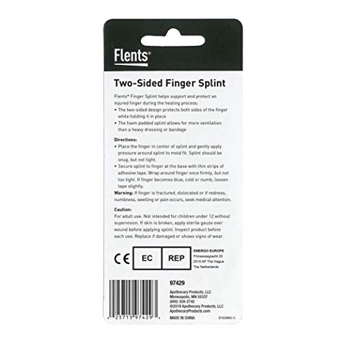 Image of Flents 2-Sided Insty Splints, Provides Support, Foam Padding, 2-Ct. (M /L)