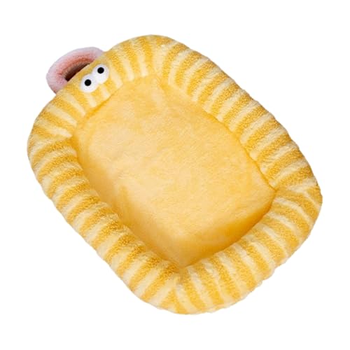 Cama para gatos y gatos, cama cálida para perros, cama grande de peluche para mascotas, para dormir, tamaño pequeño, mediano, interior y exterior, otoño, dormitorio, sala de estar