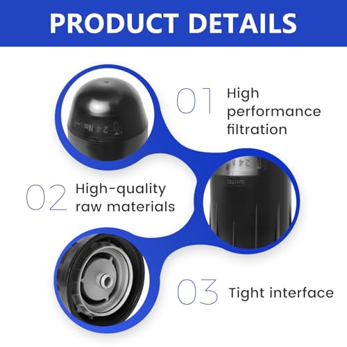 Image of SJ11792 Hydraulic Oil Filter - Fit for John Deere 5000 3.0 2008-2012 5065M 5075M 5075M 5085M 5090M 5090R 5095M 5115M 5125M 5125R Replace# SJ11784, RE284606, RE283231, P583540, P567145