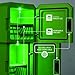 AintaP Green Creeper Body 12 Can Mini Fridge 8L 2 Door Ambient Lighting 25.2