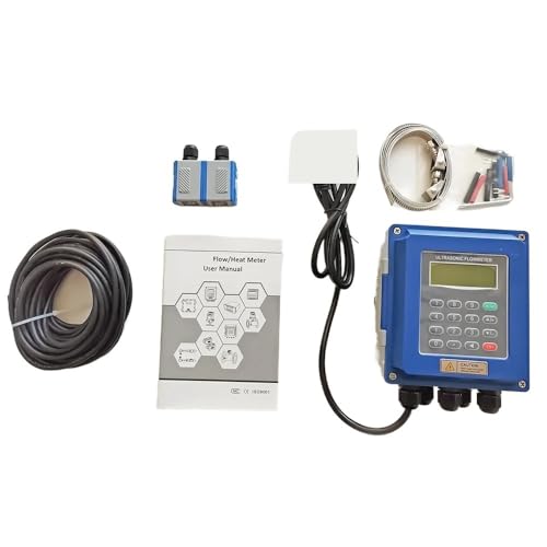 TUF-2000B, Liquid Flow Meter, TS-2/TM-1/TL-1 Sensor, Flowmeter with Modbus RS485 4-20mA, Used for Metal Or Plastic Pipe(Host Plus TS-2)