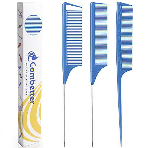 Kootinn Profi-Kamm-Set – 10 Teile Für Alle Haartypen | Inkl. Rattenschwanz, Lockenrechen & Trenner
