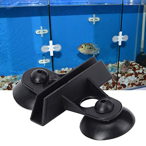 Image of Fish Tank Divider Holder with Suction Cups, Aquarium Separation Board Clips for Isolation Plate, Adjustable PVC Divider Clips for Breeding, Fighting Prevention, 2 Colors Optional