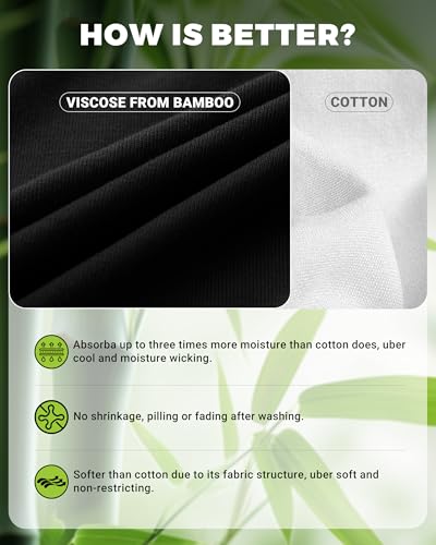 Image of BAMBOO COOL Womens Underwear Breathable Moisture-Wicking Briefs Hipster Ladies Panties, 5-Pack