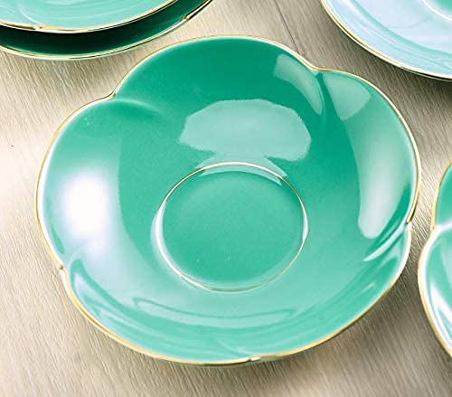 【新着商品】香蘭社 茶托セット 5枚 グリーン 梅形 有田焼 日本製 梅をモチー Amazon.co.jp: 茶托セット 5枚 グリーン 梅形 有田焼 日本製 梅を