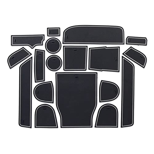 Posavasos para X3 G01 2018-2020 alfombrillas antideslizantes de consola central color blanco