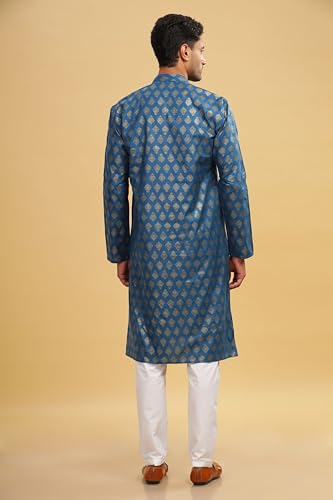 Image of BE ACTIVE Cotton Kurta for Men | Traditional and Refined Design | Indian Kurta | Full Sleeve Kurta