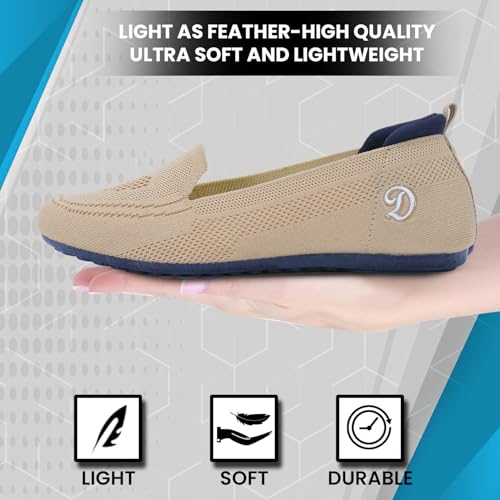 Image of DOCTOR EXTRA SOFT Flexible Memory Foam Women's Shoes for Walking Gym Training | Casual Sports,Slip-On,Lightweight Lace up Jutis Bellies Classy Ballerina for Ladies and Girls New-D-1003