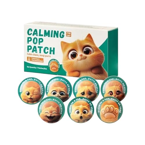 Keyubria Beruhigungsset für Katzen - Beruhigender Pheromon Diffusor Für Reisen Mit Katzen,Entspannende Aromatherapie Für Haustiere Im Haushalt - Gegen Miauen Und Katzenstreit