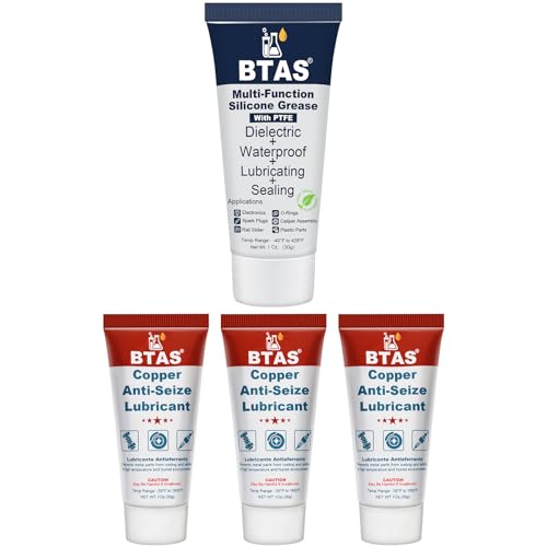 BTAS Dielectric Grease Automotive 1 oz & Anti Seize Grease 1 oz 3 Pcs