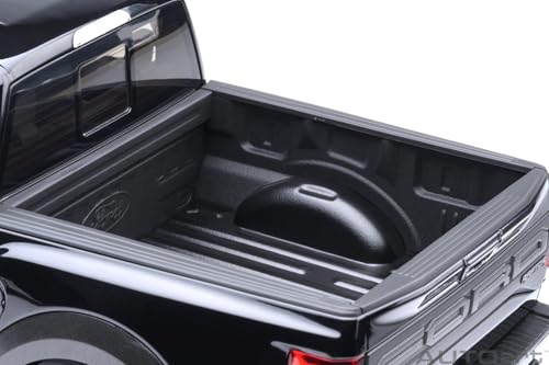 Modelo Autoart 1:18 F 150 Raptor Pickup Negro 2019 miniatura 4