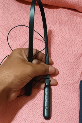 Image of ShreeADR UrbanBeats Sport Series Wireless Bluetooth Neckband Earphones - 370H Standby, Long Battery Backup, Lightweight Wireless In-Ear Headphones with Mic, Deep Bass, Sweat-Resistant for Sports & Running (Black)