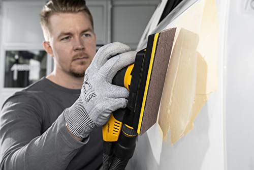 Mirka DEOS 383CV Schwingschleifer, leistungsstarker und kompakter Mirka Schleifer mit Zentralabsaugung und Klett, Schleifmaschine im Case geeignet für Schleifpapier 70 x 198 mm – Bild 6