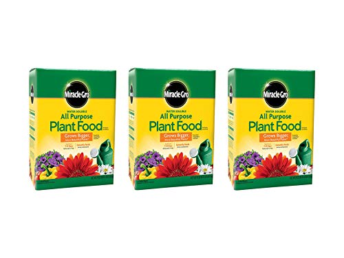Miracle-Gro Water Soluble All Purpose Plant Food, 10 lbs, Pack 3