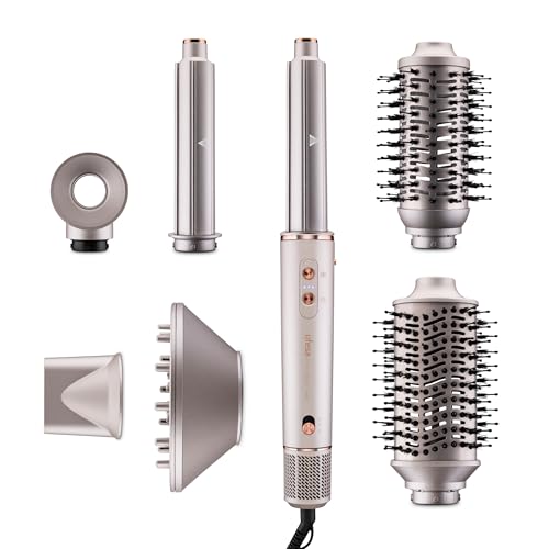 Ufesa Modellatore per Capelli Pro Glam Twist 7 in 1 con Motore Digitale Brushless, Sistema Coanda, Rivestimento in Ceramica, Generatore di Ioni e Accessori Professionali