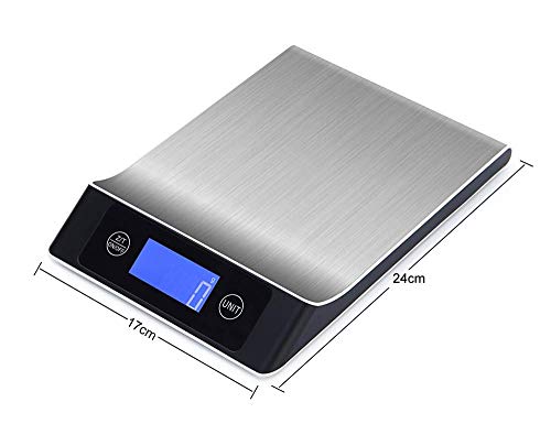 Báscula electrónica de cocina 15KG/1g con pantalla LCD miniatura 2