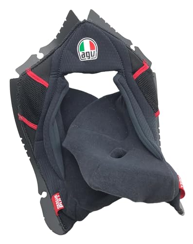 AGV Pista GP RR Helmet Cheek Pads Black/Red XXL
