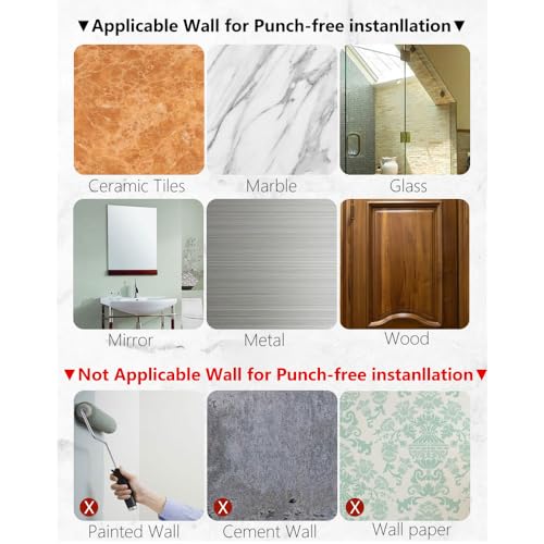 RELONGGI Foldable Coat Hangers, Wall Hanger Wall Mounted Retractable Drying Rack, 0.43'' 1.1CM Thickness Space Saving Laundry Racks and Closet Organizer, Aluminum (Black) - Image 7