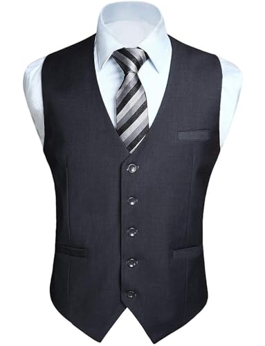 Gilet de costume homme à boutons boutonnage simple pour uniforme de mariage