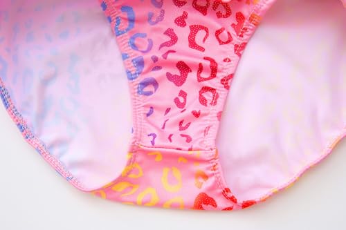 Image of Girls' Sparkle One-Piece Swimsuit 4-12Y Adjustable Crossback Straps Shimmer Bathing Suit for Beach Pool