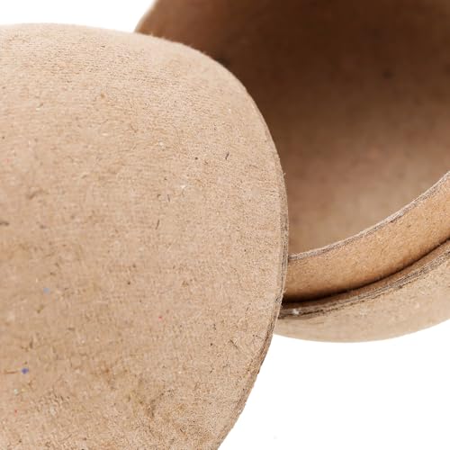 Œufs de Pâques en papier mâché aspect naturel pour compositions haut de gamme - 4
