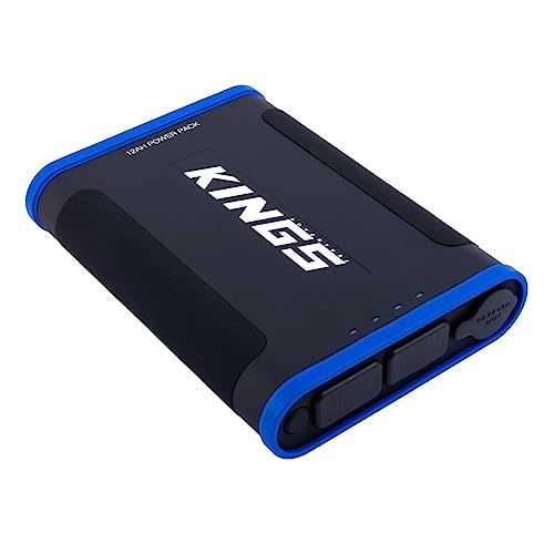 Kings 12Ah Lithium Portable Power Pack | Run Your Fridge, Camp Lighting or USB Devices | 60W USB C | LiFePO4
