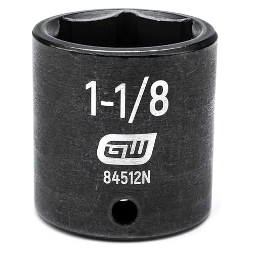 GEARWRENCH 1/2' Drive 6 Pt. Standard Impact Socket,...
