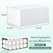 Eupako 9x6x4-Small-Shipping-Boxes-30-Pack-White-Corrugated-Box-Mailers, Cardboard Boxes for Packaging Small Business, Mailing
