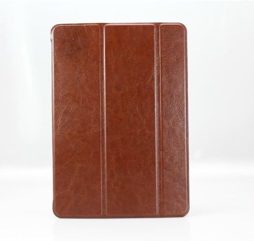 Amar PU Leather 3 Folding Crazy-Horse Pattern Case for iPad Air Smart Cover Stand Case For iPad 5 Tablet Case (brown)