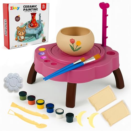 Electric Pottery Table Set – Pink |...