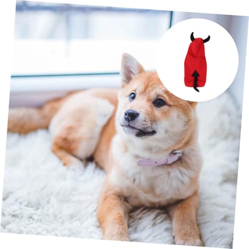 Disfraz Demonio para Perro XL Tela Suave y Cálida miniatura 6