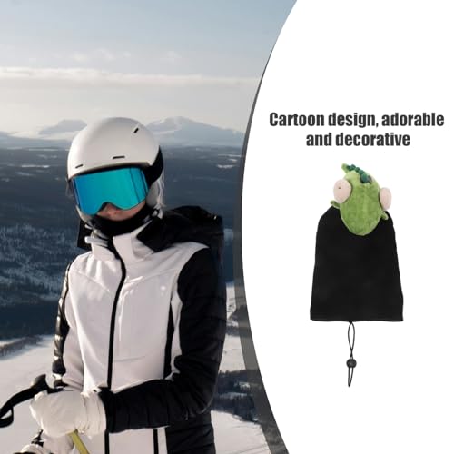 Funda para casco de esquí resistente accesorio de nieve infantil 5