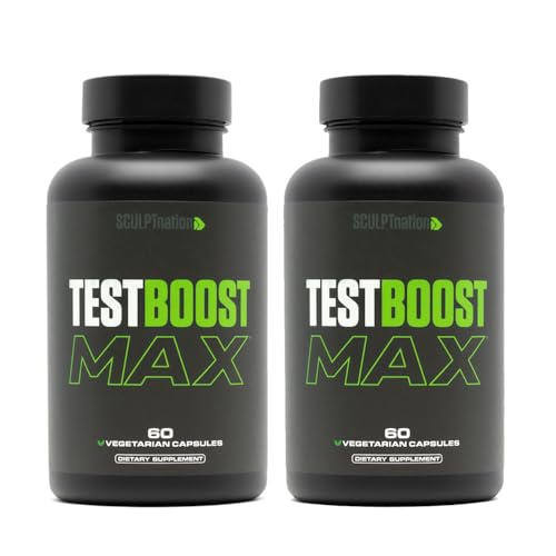 Sculpt Nation - Tribulus Terrestris Supplement with Ashwagandha Tribulus Extract and American Ginseng Root - 60 Gluten Free Capsules - 2 Pack
