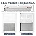 COLORPAPA 2 Pack Shed Windows,12
