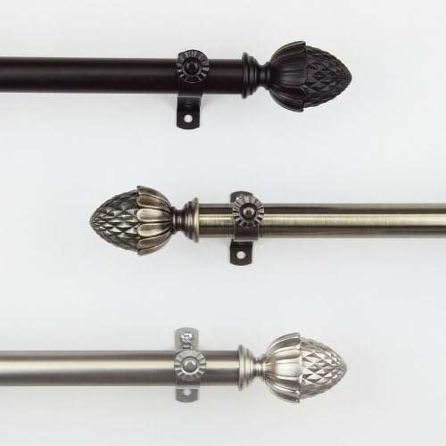 Modern Ivy Curtain Rod Size: 66