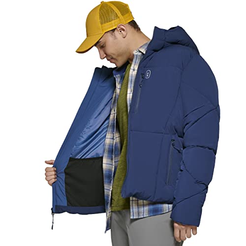 Image of BASS OUTDOOR mens Quilted Glacier Hiking Puffer