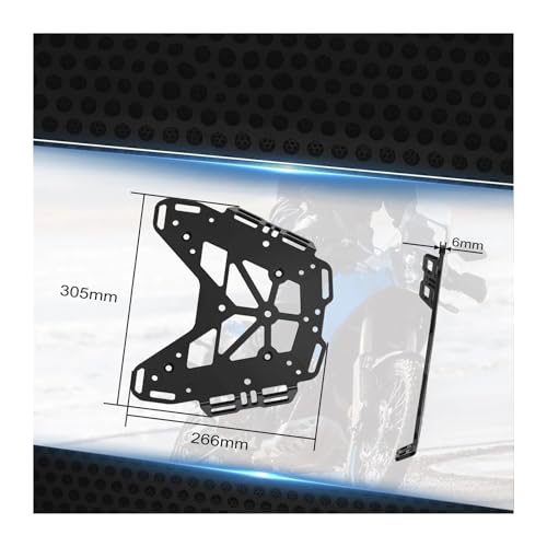 Porte-bagages moto XTZ700 solide avec support de top case rigide - 4
