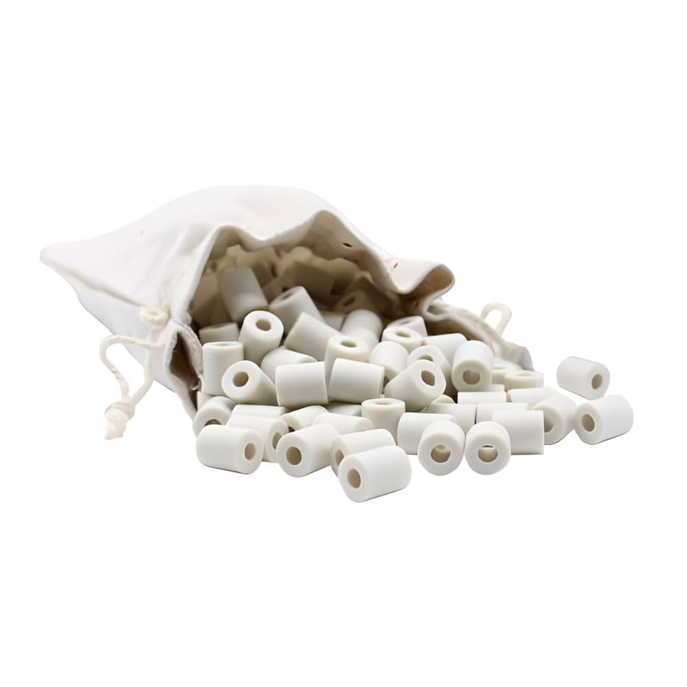 Gardening Naturally EM Ceramic Pipes for Water Enhancement - 50pcs/100pcs Bag, Prof. Teruo Higa Developed, Resonance & Vibration Technology (Pack of 20)