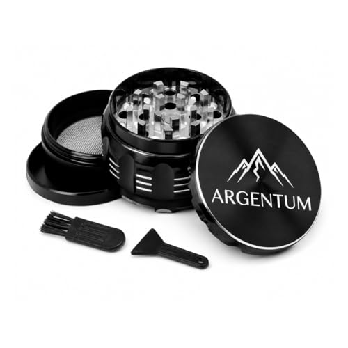 ARGENTUM 2.5 Inch Aluminum Grinder Mill