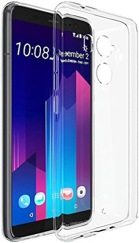 Gosento HTC U11 Eyes Case, Crystal Clear Shock Absorption Cover Soft TPU Gel Anti Scratch Transparent Back Case for HTC U11 Eyes (Clear)